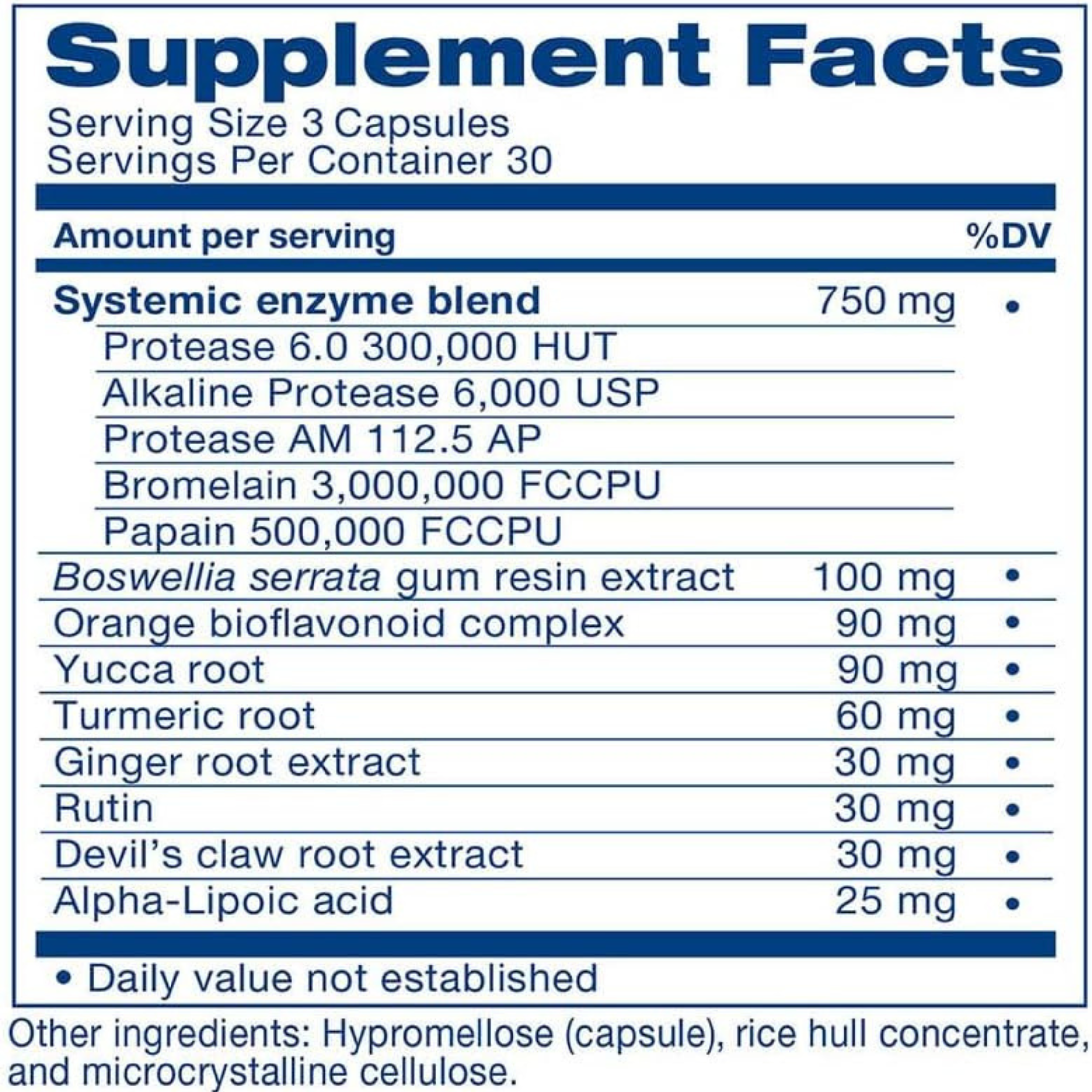 HEAL-N-SOOTHE Proteolytic Enzymes | Natural Joint Support Supplement with Bromelain, Papain, Boswellia & Turmeric | 90 Capsules