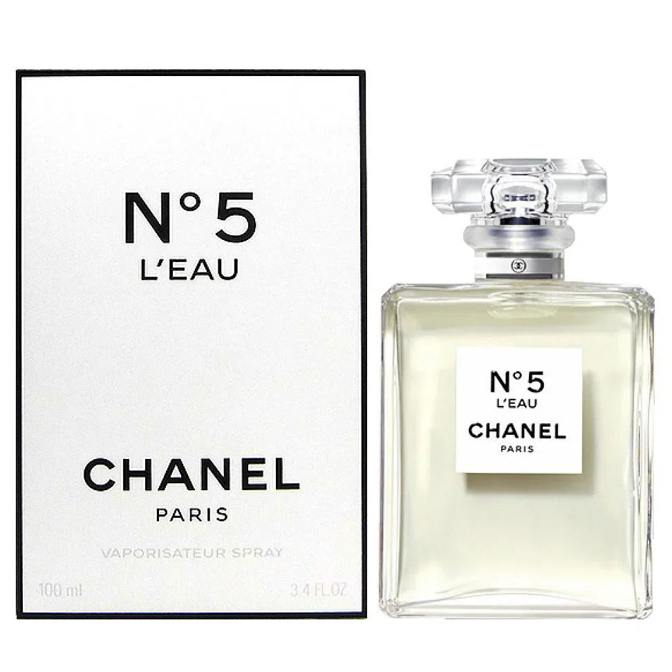Chanel No. 5 L’Eau EDT 100ml / 3.4oz – Fresh Floral Women’s Perfume, Luxury Everyday Fragrance
