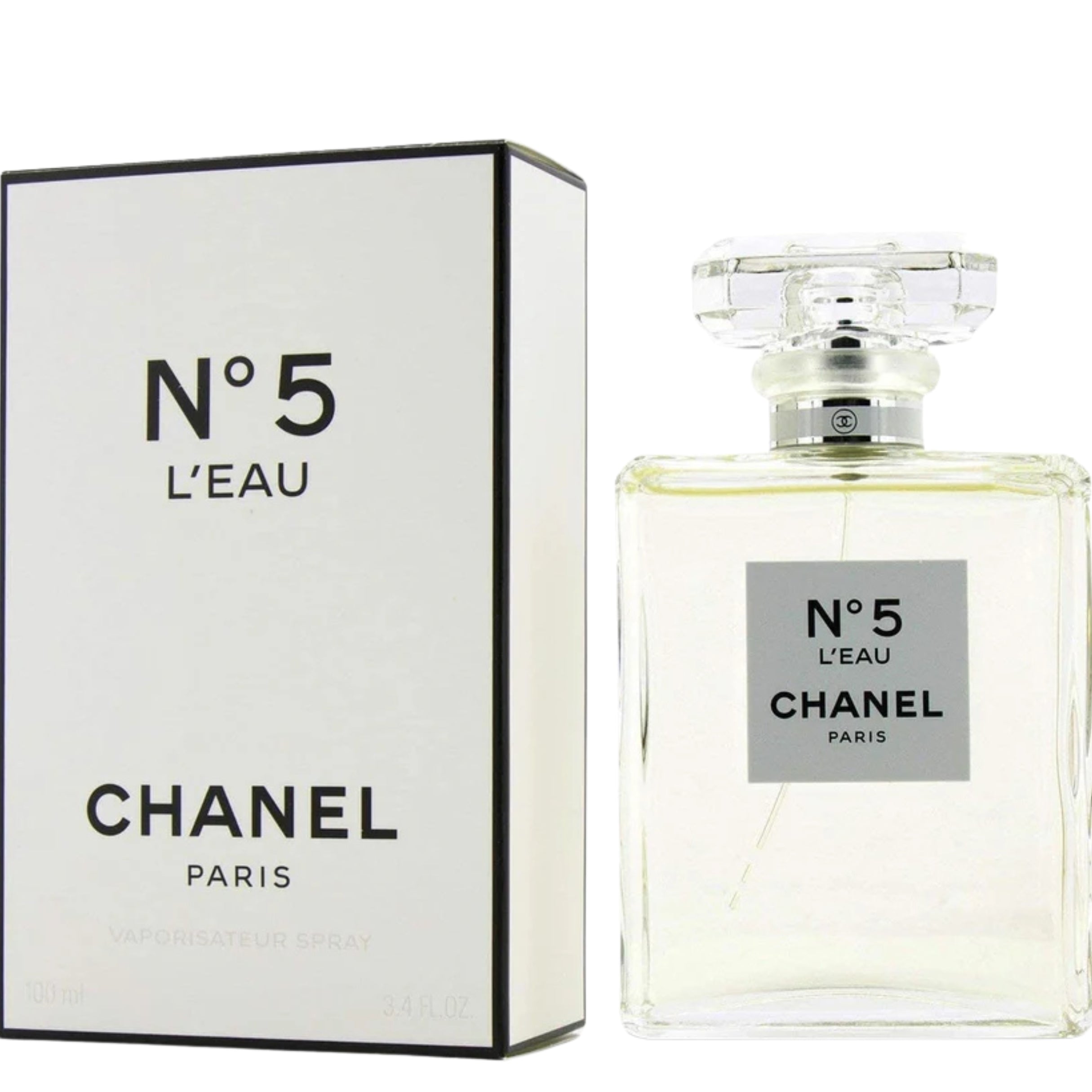 Chanel No. 5 L’Eau EDT 100ml / 3.4oz – Fresh Floral Women’s Perfume, Luxury Everyday Fragrance