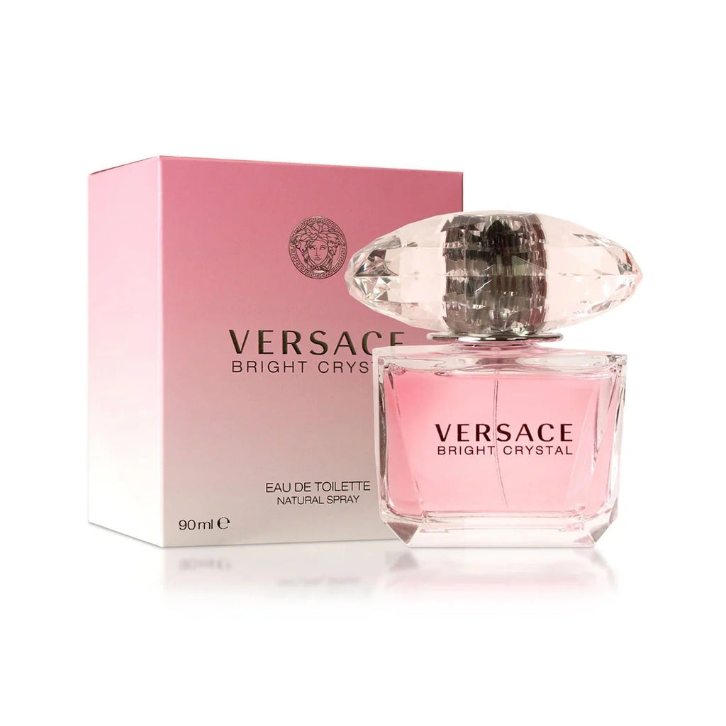 Versace Bright Crystal Eau De Toilette for Women 90ml – Fresh Floral Luxury Perfume