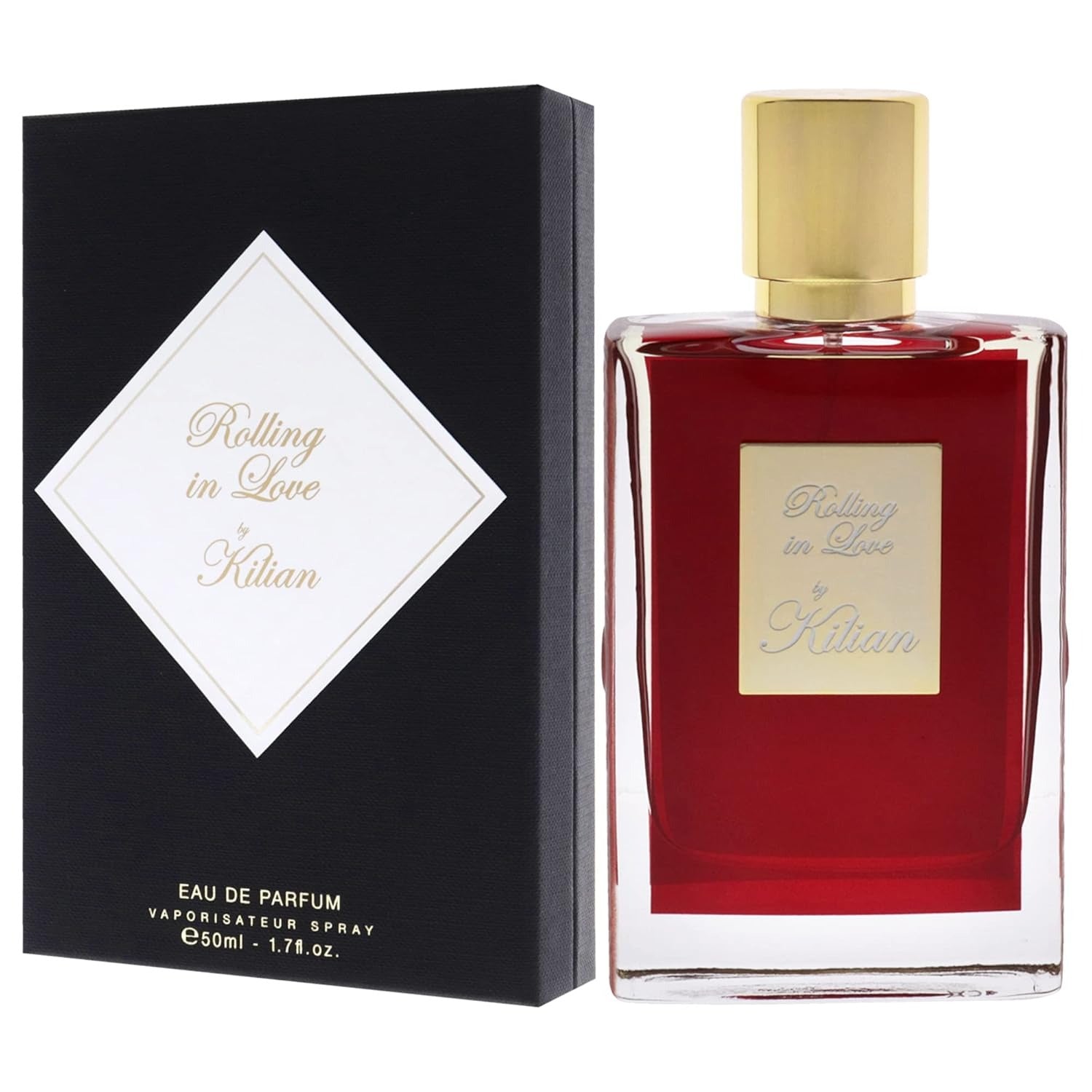 Kilian Rolling in Love Eau De Parfum 1.7 oz – Luxury Unisex Creamy Musky Almond Fragrance