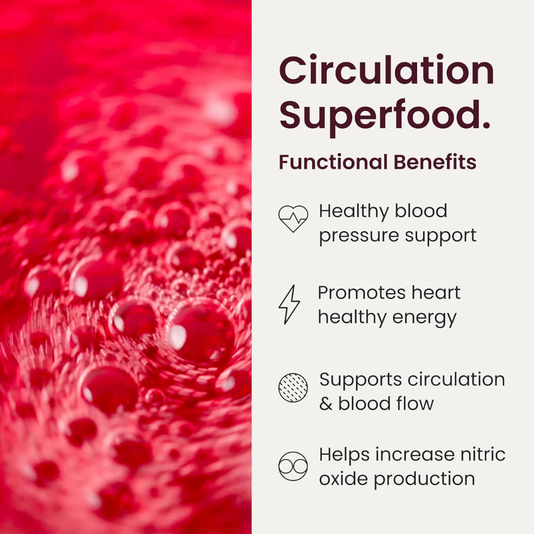 Buy 2, Get One FREE – HumanN SuperBeets Beet Root Powder – Black Cherry