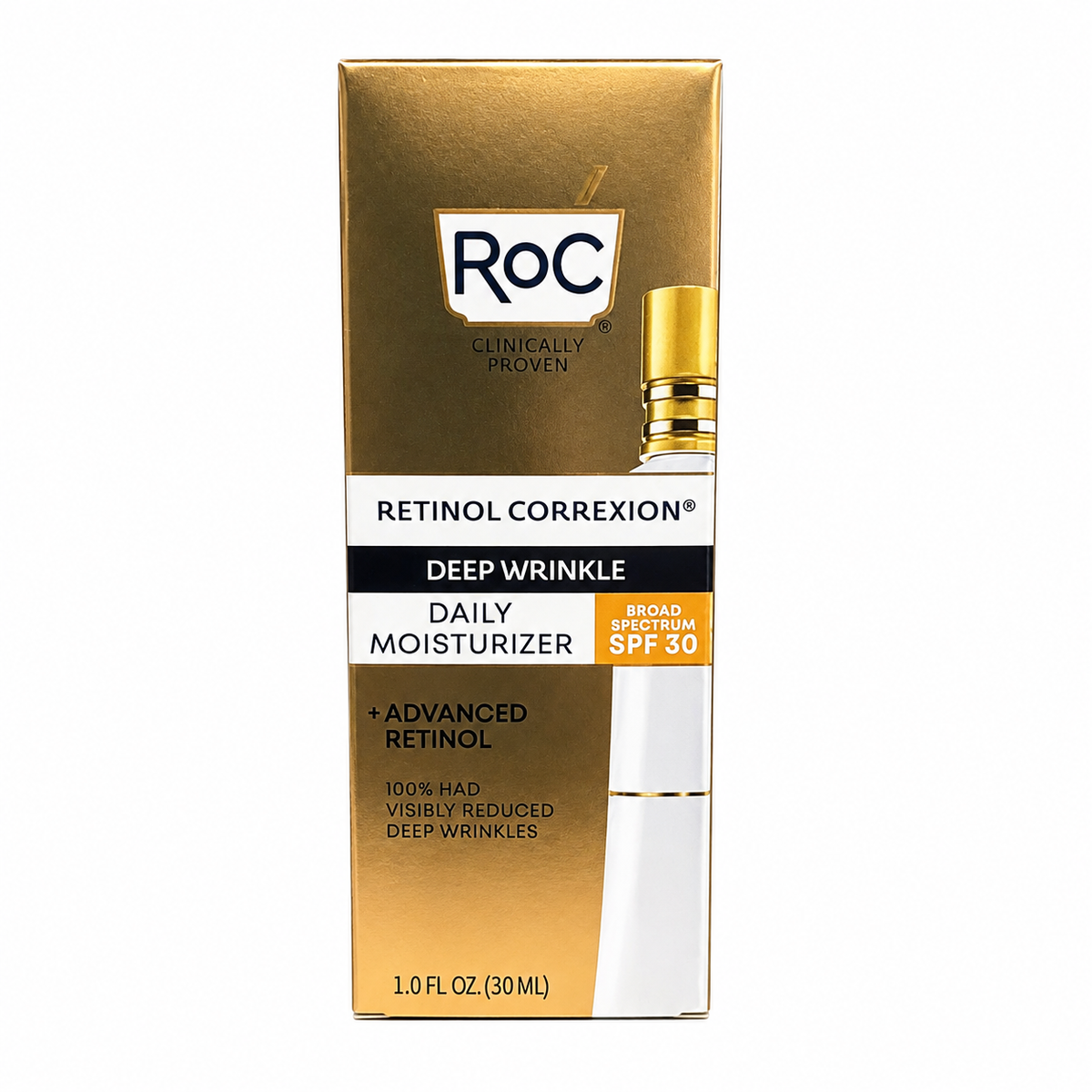 RoC Retinol Correxion Deep Wrinkle Daily Moisturizer SPF 30 1 oz