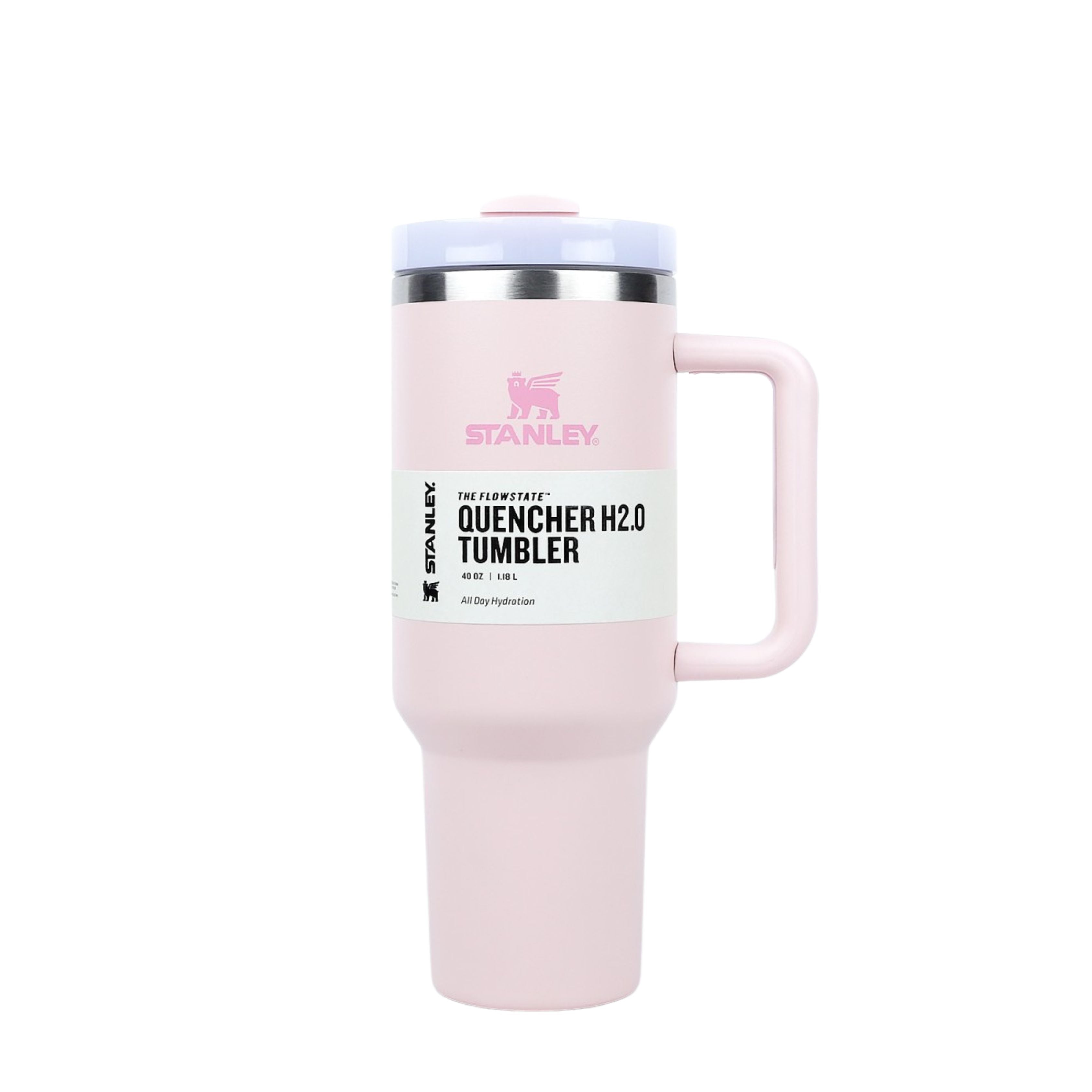 Stanley Quencher H2.0 FlowState Tumbler 40oz | Light Pink