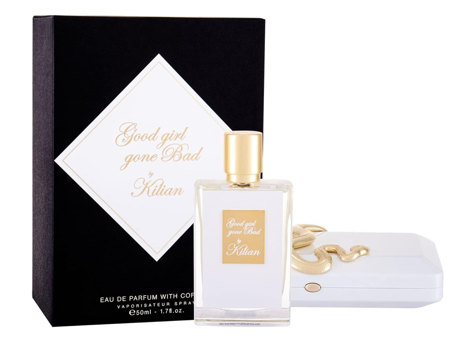 By Kilian Good Girl Gone Bad Eau De Parfum 50ml with Clutch – Luxury Women’s Floral Fruity Perfume