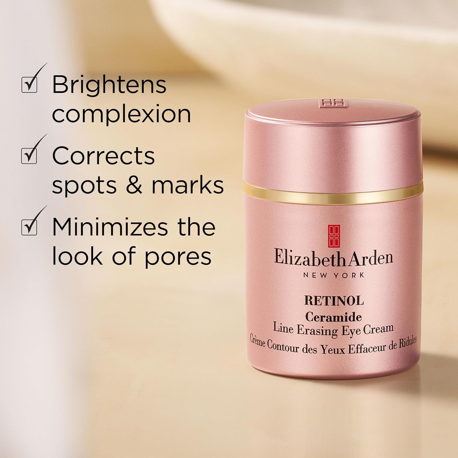 Retinol Ceramide by Elizabeth Arden, 0.5 oz Line Erasing Eye Cream