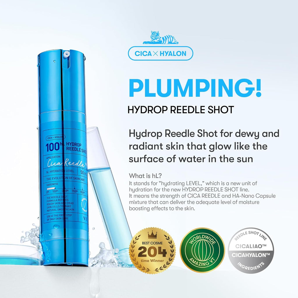 VT Hydrop Reedel Shot 100hL 50ml Smooth Cica Reedle K-Beauty