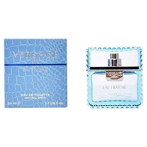 Versace Man Eau Fraiche Deodorant Spray for Men 3.4 oz – Fresh Aquatic Luxury Body Spray