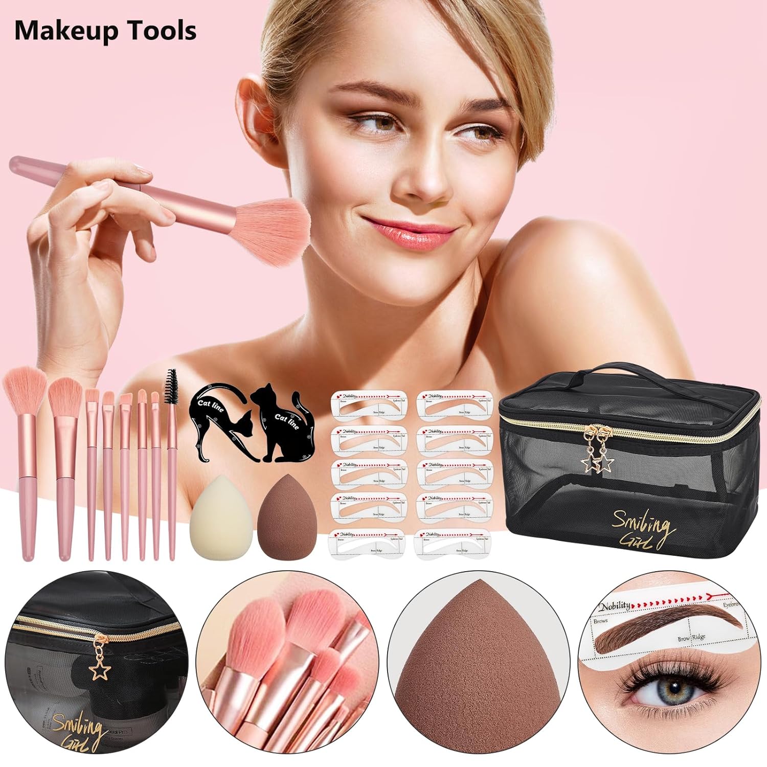 All-in-One Makeup Kit for Women Full Essentials Gift Set